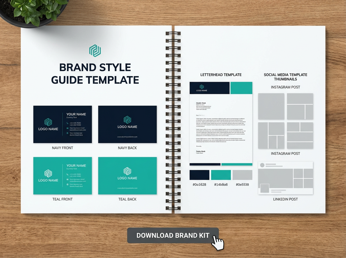 Complete Brand Identity Kit sample template 2
