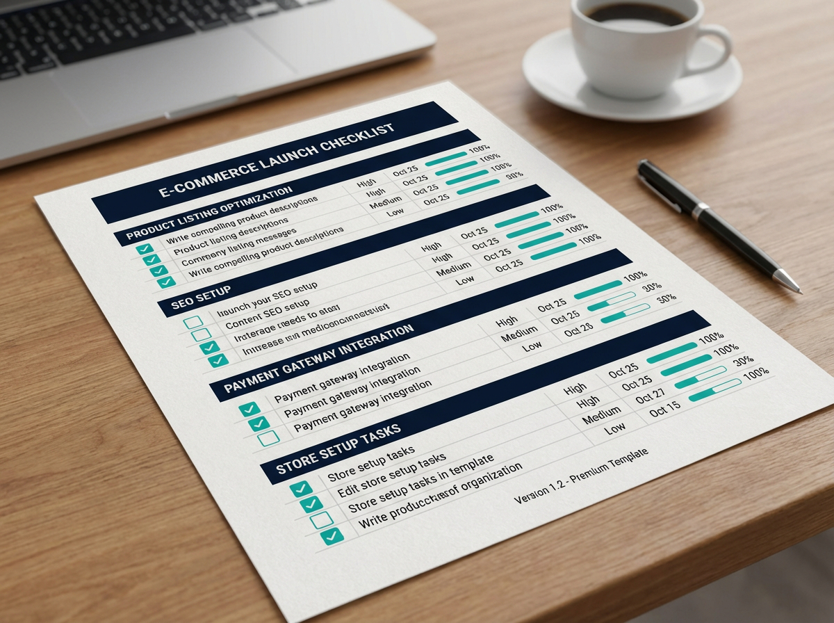 Business Launch Checklist & Toolkit sample template 1