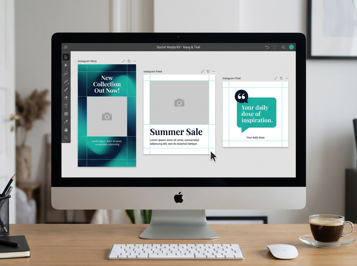 Social Media Content Calendar & Templates sample template 2